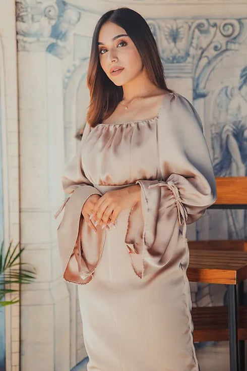 The Formal Gold Dress